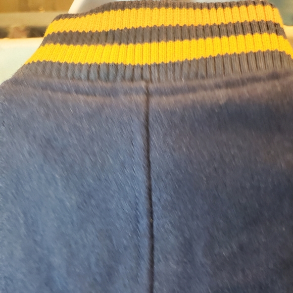 MOSSIMO XXL LETTERMAN JACKET 💛💙 Vintage Varsity Vibes  Wool Bomber Coat - Picture 12 of 16
